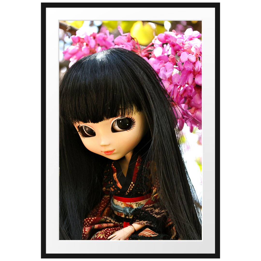 Gerahmtes Poster Anmutige Geisha Pullip