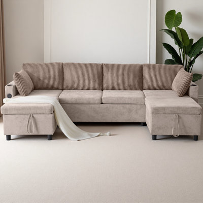Canapé-lit modulaire escamotable polyvalent de 113,4 po Sophisticed Top Design