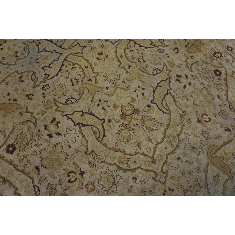 Antique Large Amritsar Indian Allover Knotted Rug