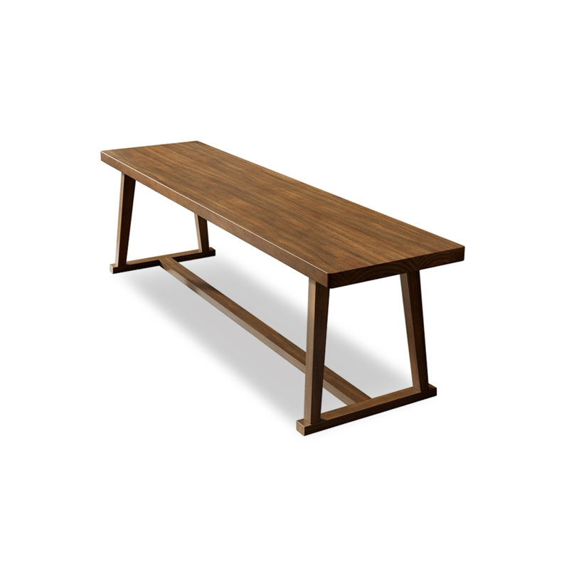 Minimalist Long Desk: Solid Wood & Durable Design, 29.53" H 70.87" W x 23.62" D