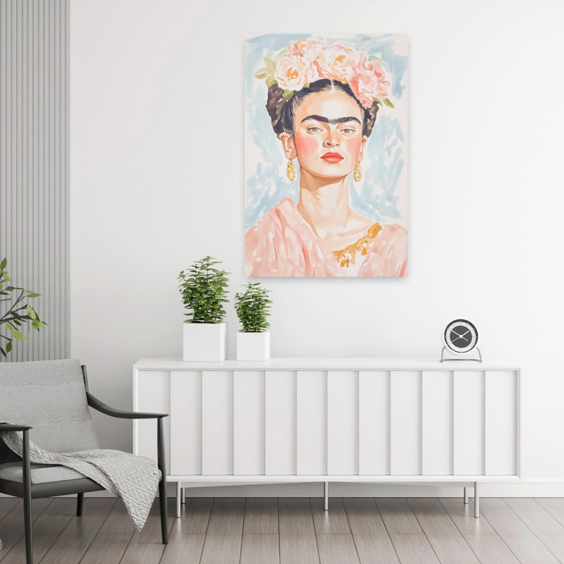 Art contemporain, art floral délicat et traditionnel, H 36 po x l 24 po