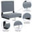 Grandstand Comfort Seats by Flash - Lightweight Stadium Chair with Handle & Ultra-Padded Seat-33364217