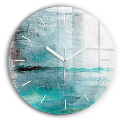 Glass Wall Clock