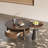 Medieval-style round coffee table set
