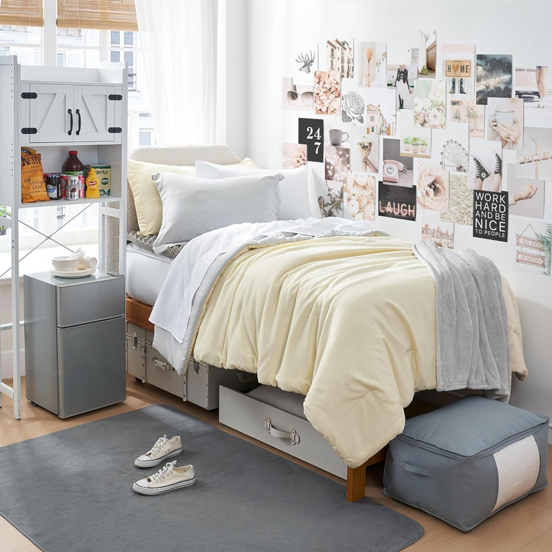 Nécessaire de base DormCo Packs, Crème/gris