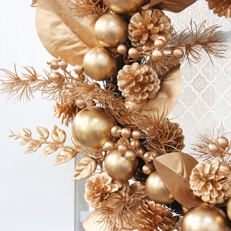 Couronne de Noël artificielle 24 po