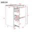 Single Bathroom Vanity with Ceramic Basin-1299085201