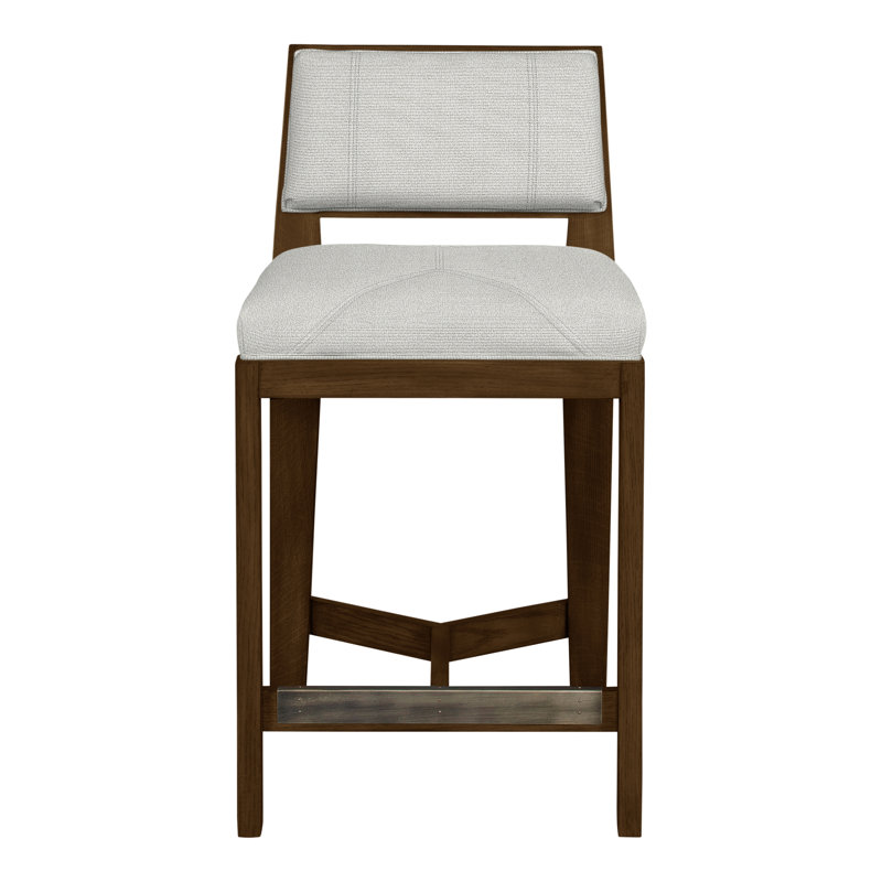 Thom Filicia 32.5'' Stool, Havana, Callaloo Cotton