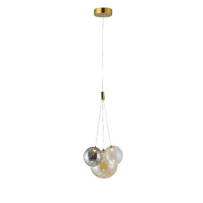 Tricolor Drift 3-Globe LED Pendant