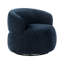 Fauteuil d'appoint rotatif moderne et luxueux avec coussin en mousse de chenille rouille rembourrée et rembourrée de mousse 1 pièce-886939905