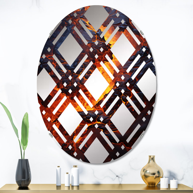 Miroir mural oval, 35,4 po x 23,6 po