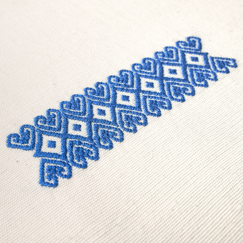 Schumacher x ONORA Balamil Handwoven Panel, Multi on Ivory