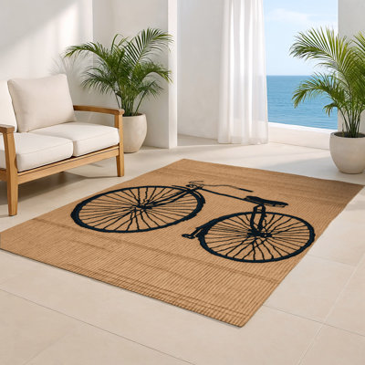 Tapis intérieur et extérieur brun Transport