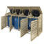 Wooden Bin Store