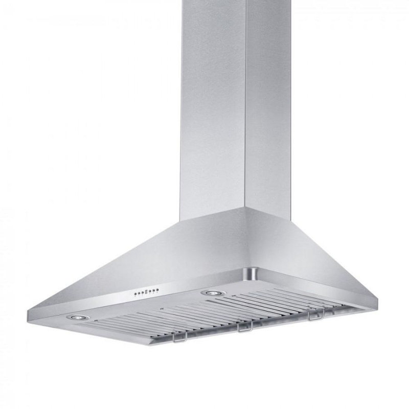 36" KF 400 CFM Convertible Wall Mount Range Hood in Stainless Steel