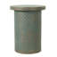 Table d'appoint de patio ronde en ciment