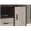 Meuble télé, 48 po, bureau, meuble multimédia, armoire de rangement, tiroirs, salon, chambre à coucher, panneau à grain de bois brun