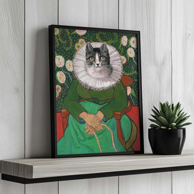 Cat Lady by Stellar Design Studio Art Print
