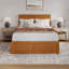 Lit plateforme en bois massif Jeinny avec pied de lit et tiroirs de rangement assortis-1435233019-1460463359