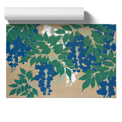 Wisteria by Kamisaka Sekka - Frameless Print