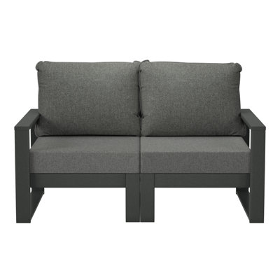 Outdoor Patio Love Seat With Frame