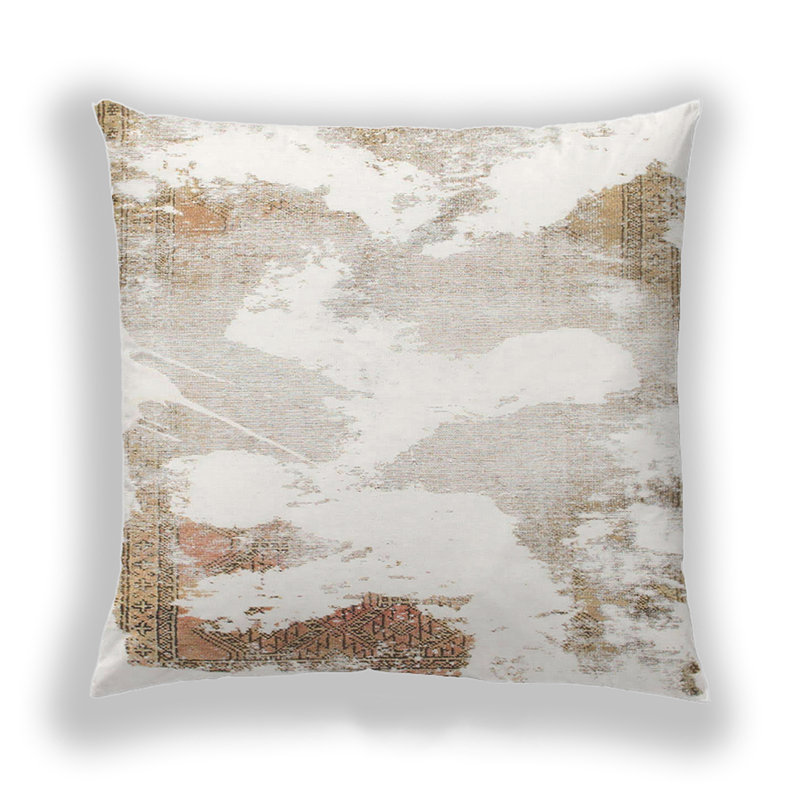 Coussin décoratif abstrait 1059, Microsuède