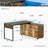 Techni Mobili LShape Corner Desk with Multiple Storage