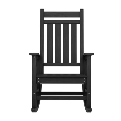 Chaise Adirondack à bascule en PEHD Wolak (ensemble de 2)