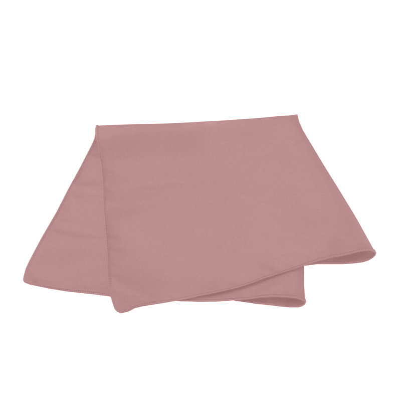 Michela Polyester Square Napkin, Dusty Rose
