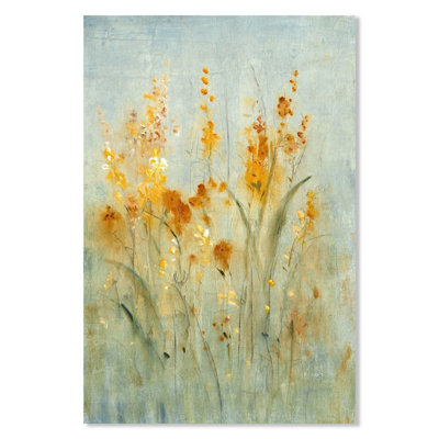 Spray Of Wildflowers II, Fine Art Giclee Print On Gallery Wrap Canvas