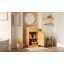 Ensemble de meuble-lavabo de ferme de 20 pouces avec lavabo en céramique, ensemble de meuble-lavabo simple autoportant avec porte à fermeture douce et tablette réglable