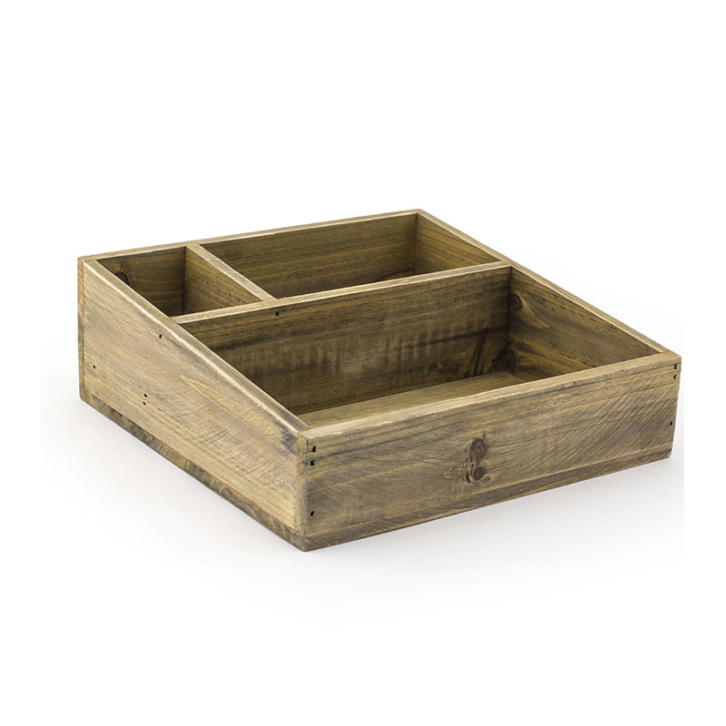 Room360® Condiment Storage & Accessories, Rustic Wood