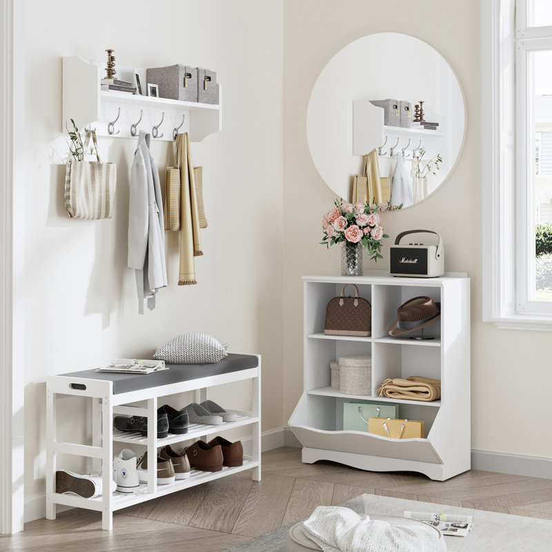 Organisateur de jouets pour enfants Laci, Blanc