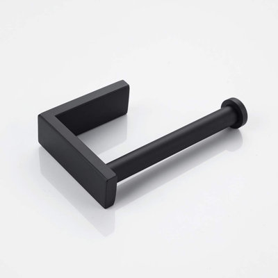 Porte-papier hygiénique noir mat
