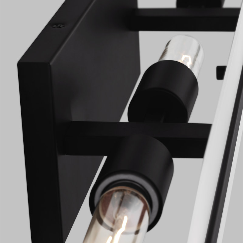 Vanity Light, Midnight Black, 2, 7"H x 24"W x 4.88"D