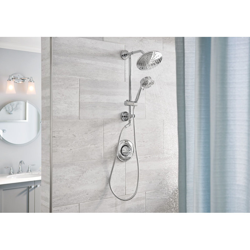 Moen Annex Rail Slide Bar Shower Pipe, Chrome
