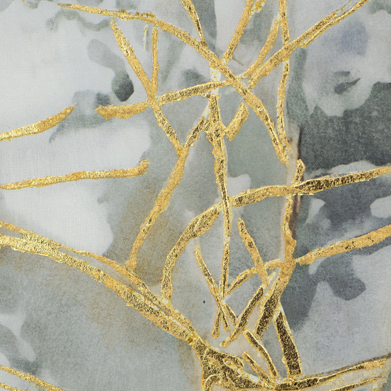 Toile peinte à la main 31,5 x 47,2 po avec vase vintage Amphora