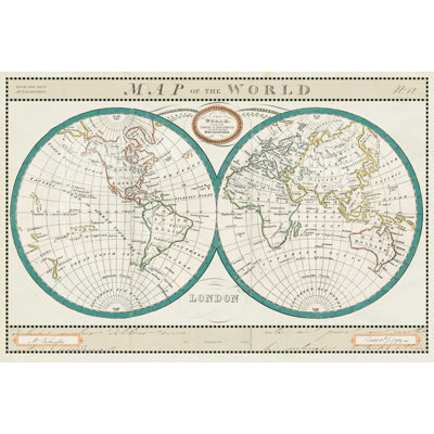 Carte du monde Torkingtons ivoire