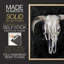 Horned Skull I, reproduction encadrée - bois massif-1005174852