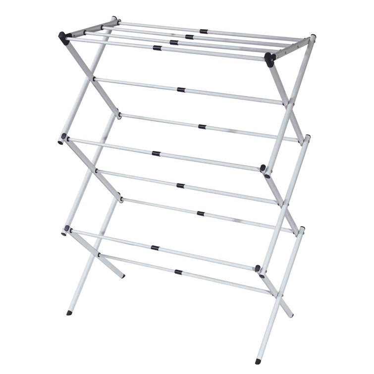 Rebrilliant Steel Foldable Accordion Drying Rack & Reviews