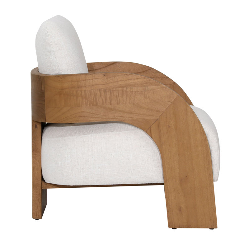 Maravi Upholstered Occasional Chair, Beige
