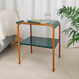 Jazyiah Steel Top End Table