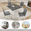Ensembles de table à manger modernes et compacts, fabrication en bois durable, parfait pour les petites cuisines
