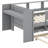 Versatile Twin Daybed With Built-In Drawers And Trundle Bed, Headboard Storage Compartments, Tables, And Convenient USB Charging Station-1971936373
