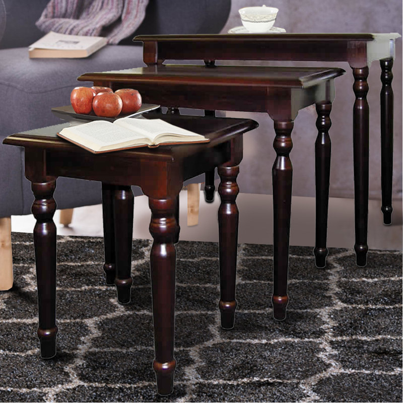 Ensemble de tables basses 3 pièces Lilwenn