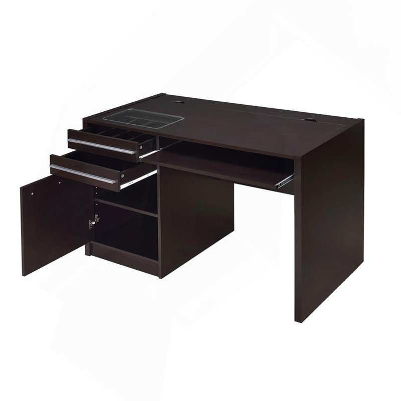 Bureau Connect-It avec station de recharge en cappuccino