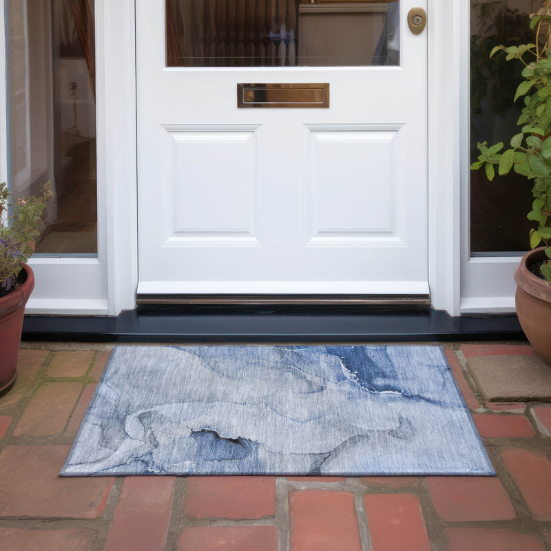Altair Washable Abstract Indoor / Outdoor Rug, Rectangle 1'8" x 2'6"