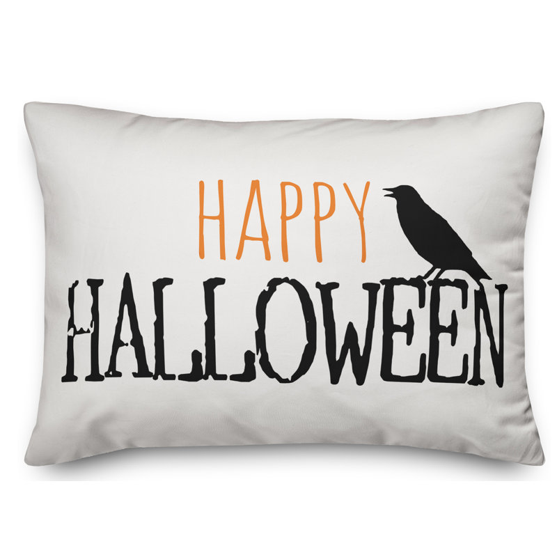 Coussin Happy Halloween, Utilisation intérieure seulement