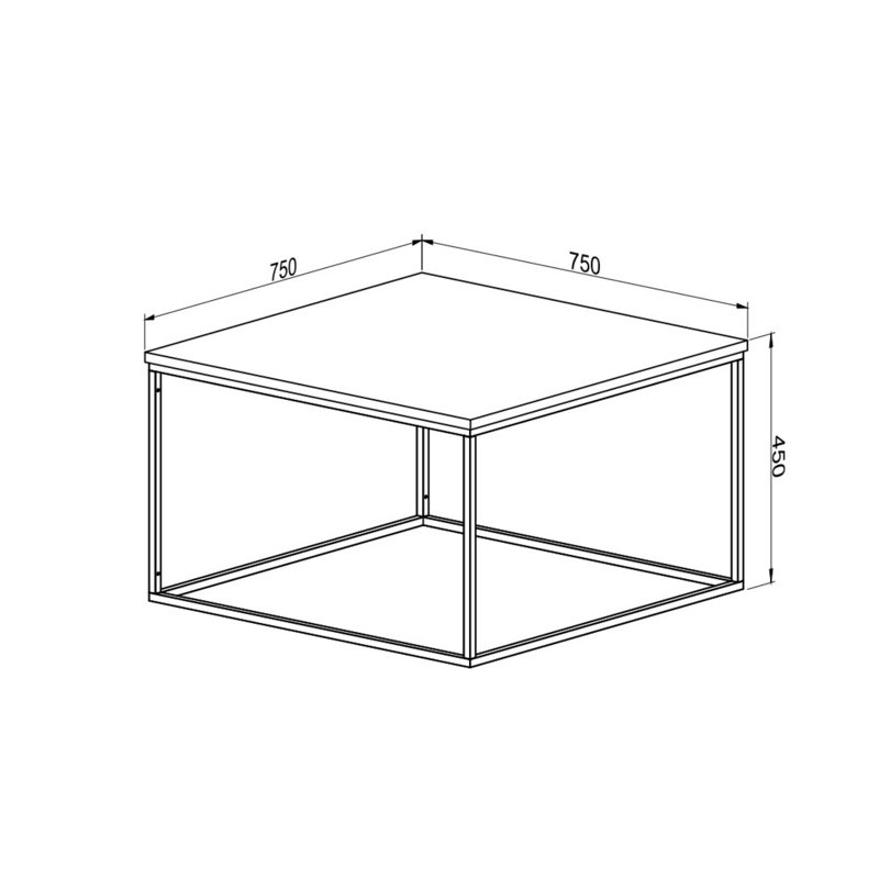 Glorias Coffee Table, Black