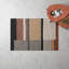 Pim Geometric Flatweave Brown/Light Beige/Medium Gray Area Rug-912195752